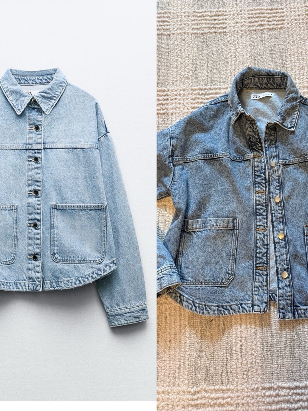 Zara Cotton Denim Jacket